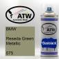 Preview: BMW, Reseda Green Metallic, 075: 400ml Sprühdose, von ATW Autoteile West.